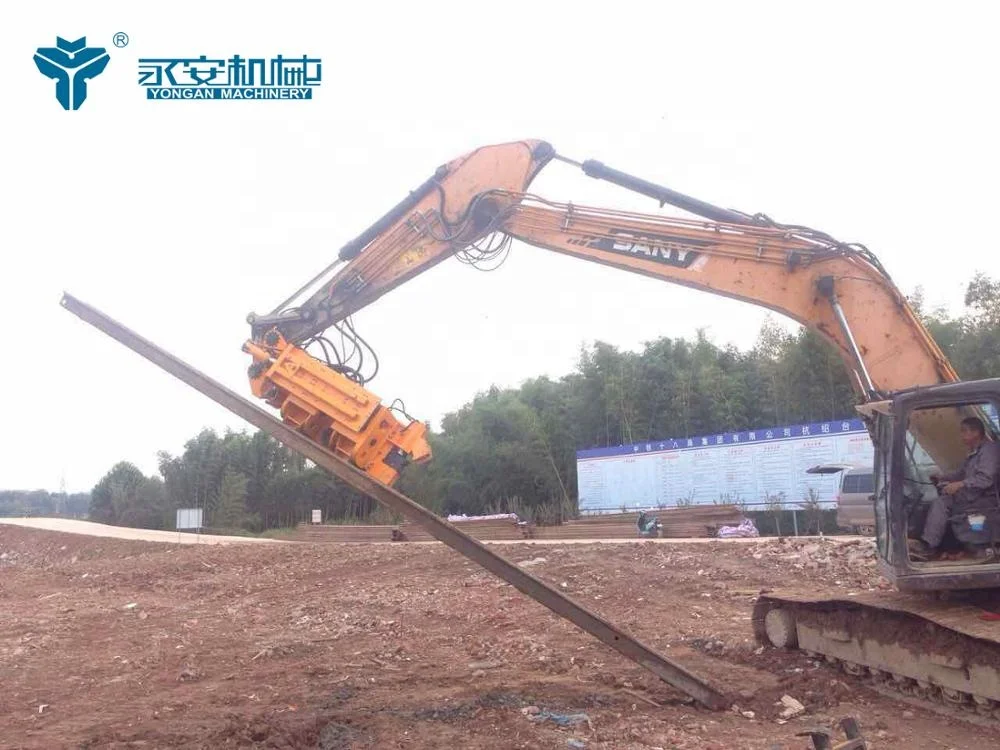 Sidegrip Vibro Hammer Pile Driver Excavator Vibratory Hammer for Sheet Pile Driving TALOS 55
