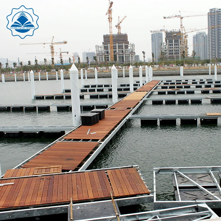 Floating Jetty aluminum dock & floating pontoon bridge stronger for design for good sale