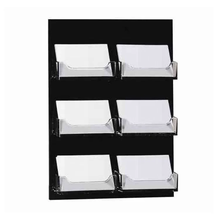 Factory custom acrylic name business gift card holder display stand