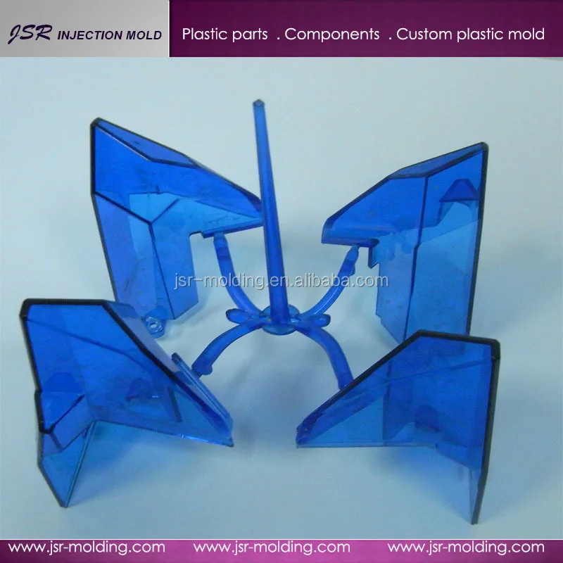 
Custom blue white grey PC plastic products from china plastic products factory 