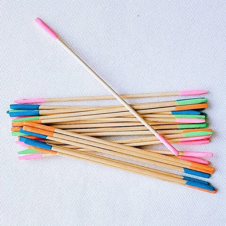 Orange wood sticks nail cuticle pusher remover nail  art beauty tools manicure sticks 4.5 inch two ends wood manicure sticks