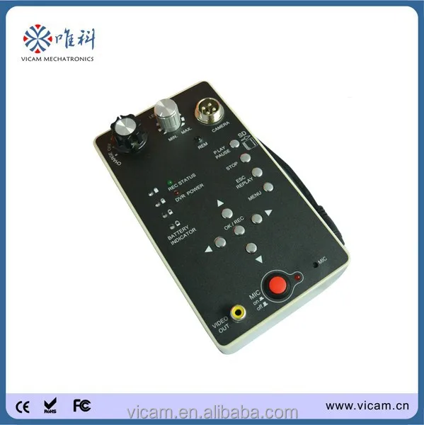 Super mini borescope endoscope 6mm waterproof inspection camera with 20m cable and DVR function