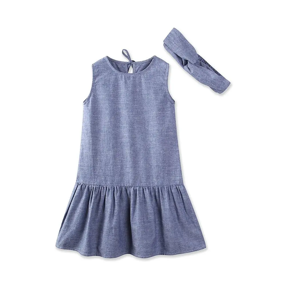 Мечта Колыбель сарафан новое поступление голубое платье для девочек элегантное платье