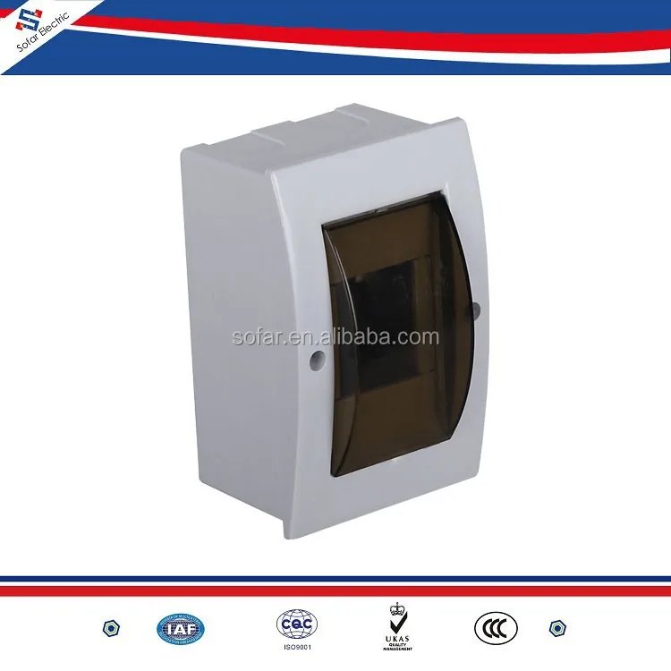 TSM Type 2 Pole/Way Flush Mounted Plastic Electrical MCB Distribution Box