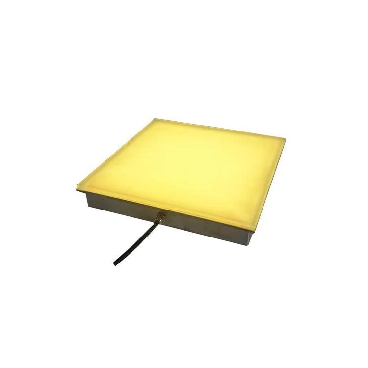 
LED IP67 304 stainless steel dance led brick, 300*300mm 12w led sensor brick light 