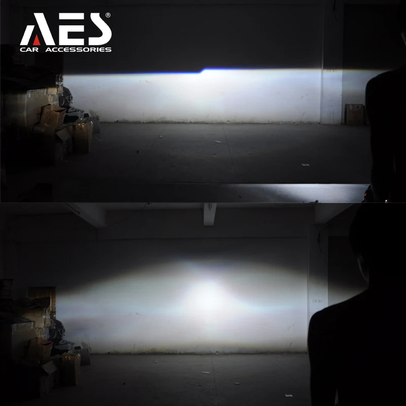 AES G1 Bi-xenon Projector Lens Kit H1 H4 H7 Headlight Xenon Lens for Car Motorcycle