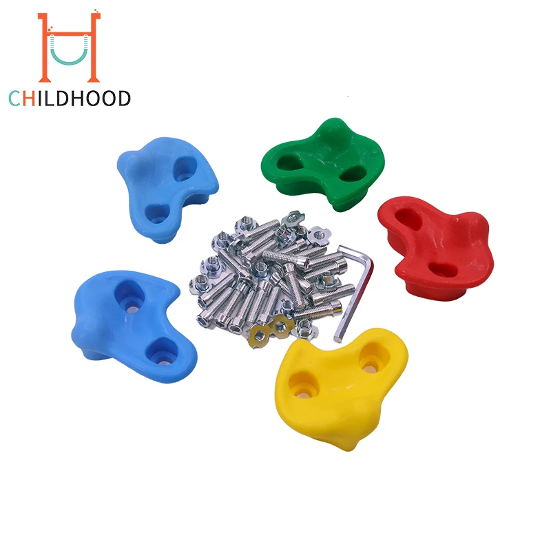 
2018 Hot Sales Kids Multicolor Rock Wall Climbing Holds 