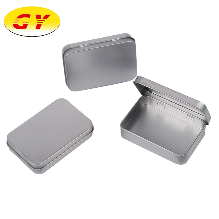 Custom recyclable metal tin packaging boxes design