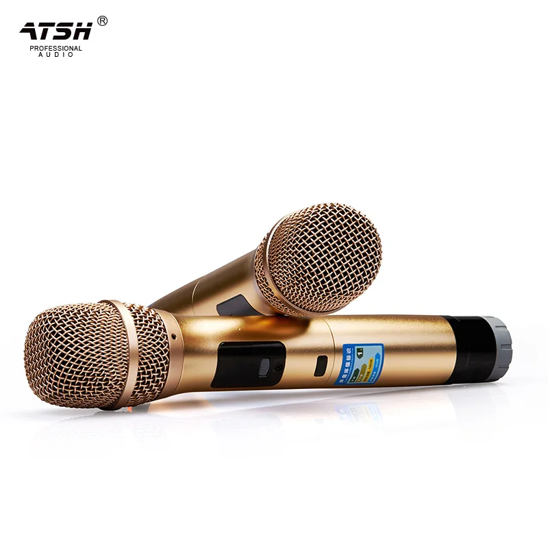 China factory stage ktv professional U segment wireless microphone infrared frequency family karaoke microphone