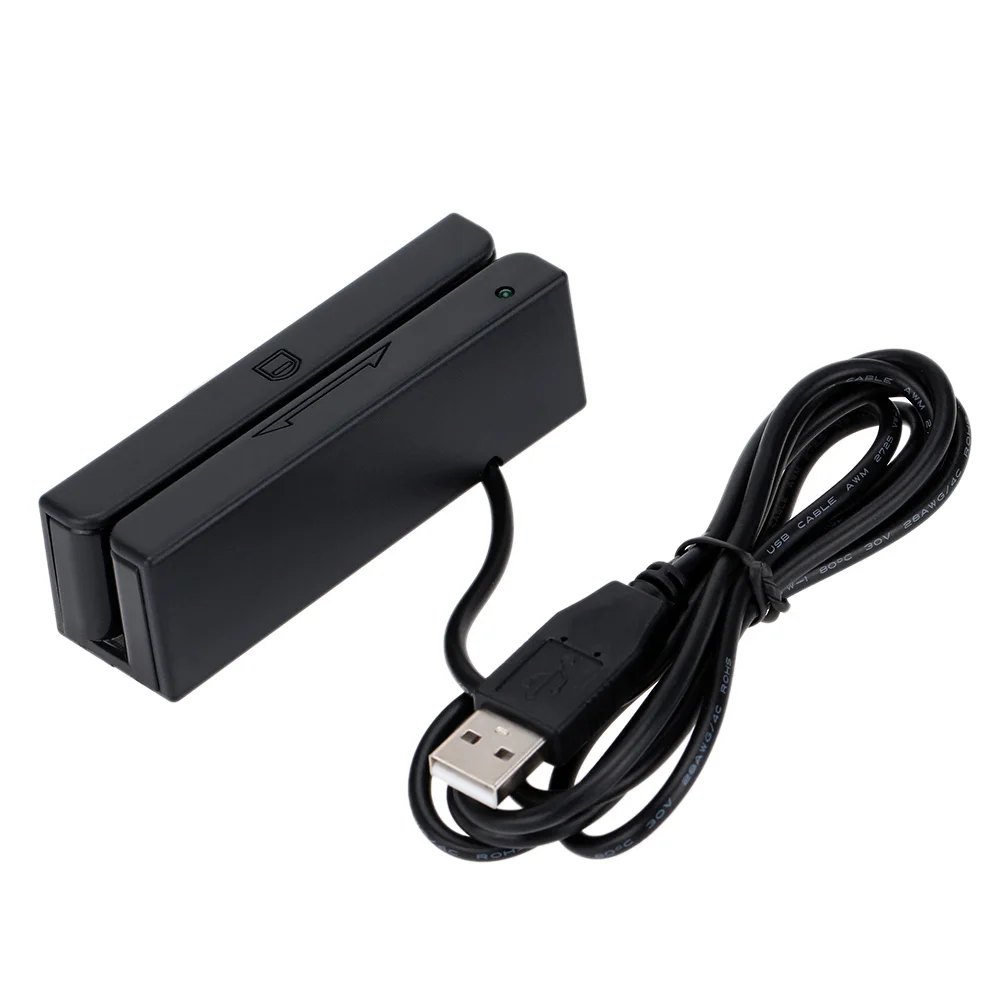  Считыватель карт MSR580 с магнитной полосой интерфейсом 123 track USB