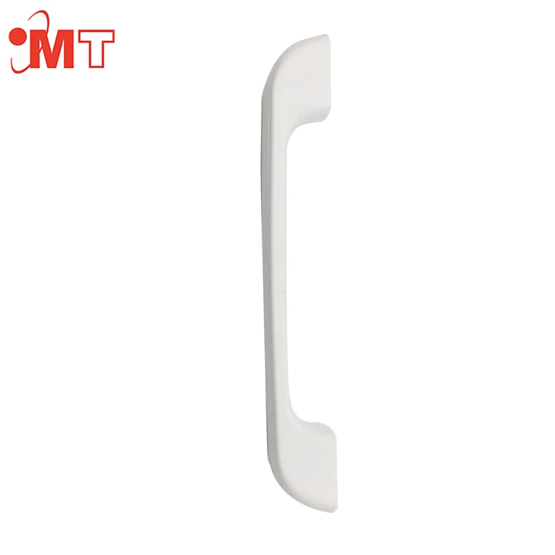 The refrigerator handle is made of plastic