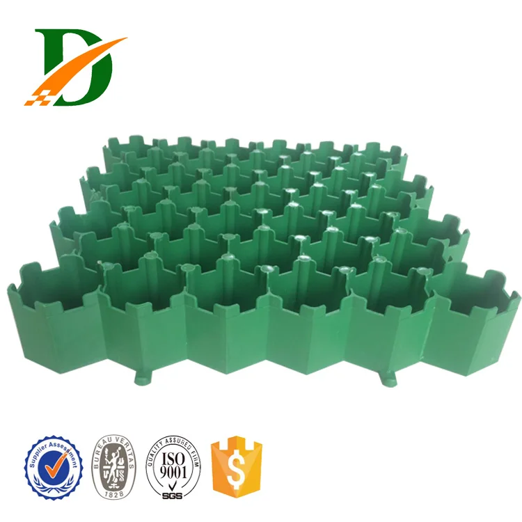 HDPE roads planting and parking lot grass grid