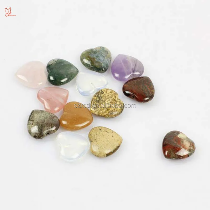 good quality red jasper puffy heart pendant red jasper stone pendant