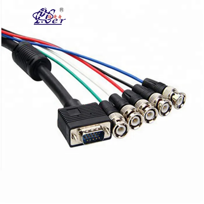  Кабель-адаптер PCER VGA-5 BNC кабель
