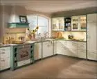 
European Style PVC Faced Kitchen Cabinet 