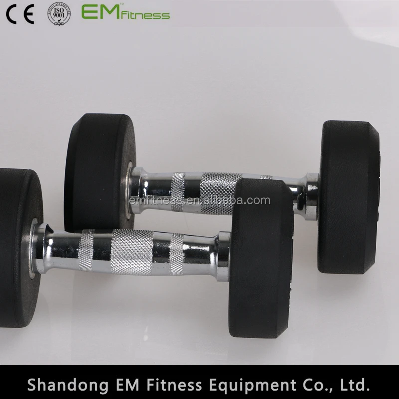 China factory price dumbbell ,rubber dumbbell