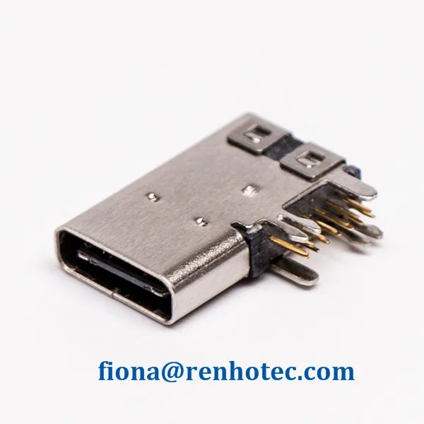 Правый угловой PCB тип usb Тип c разъем для pcb