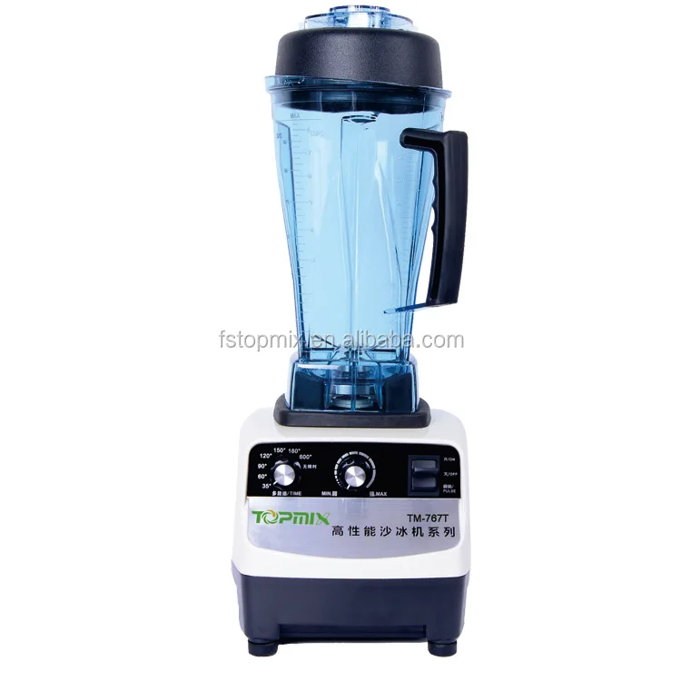 Automatic timer and speed commercial blender