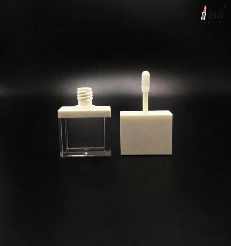 2019 new arrival 6ml square clear lip gloss tube fashion hot sale lip gloss container