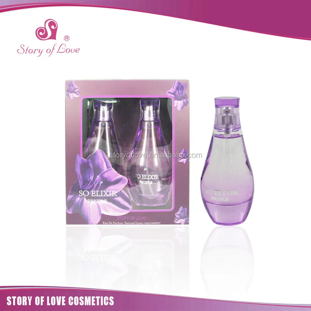 fresh purple elegant women perfume