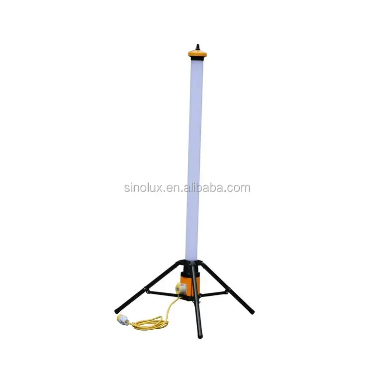 Defender 4Ft 110V 18W LED Site Work Uplight & Wobble Base Plastering DIY