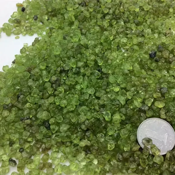
Olivine wholesale precious rock gravel chinese quartz stones 