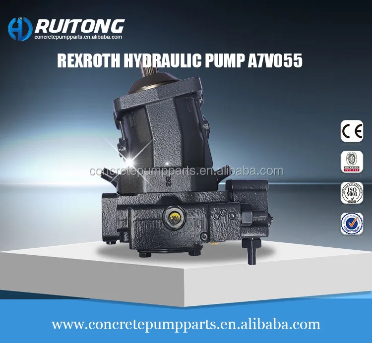 Rexroth hydraulic pump A7V055 for concrete machinery