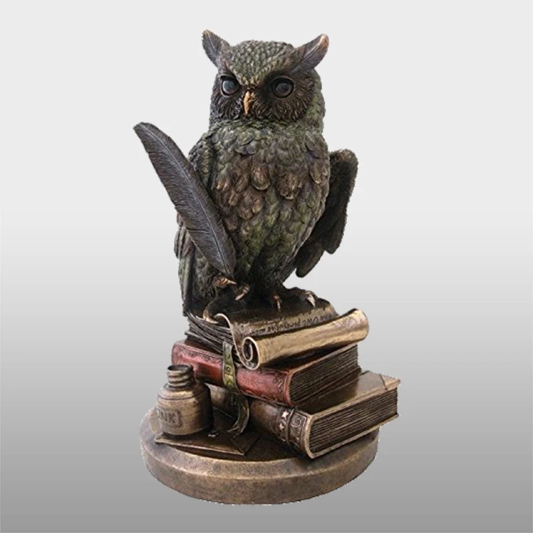 hot high quality sale owl animal bronze  sculpture