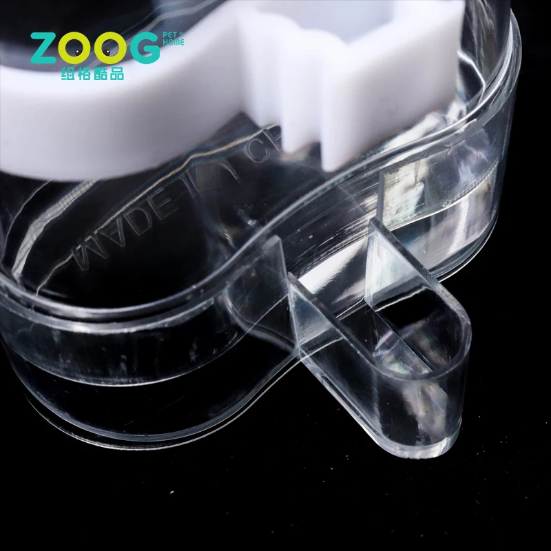 Plastic water bottle for bird cage water drinkers