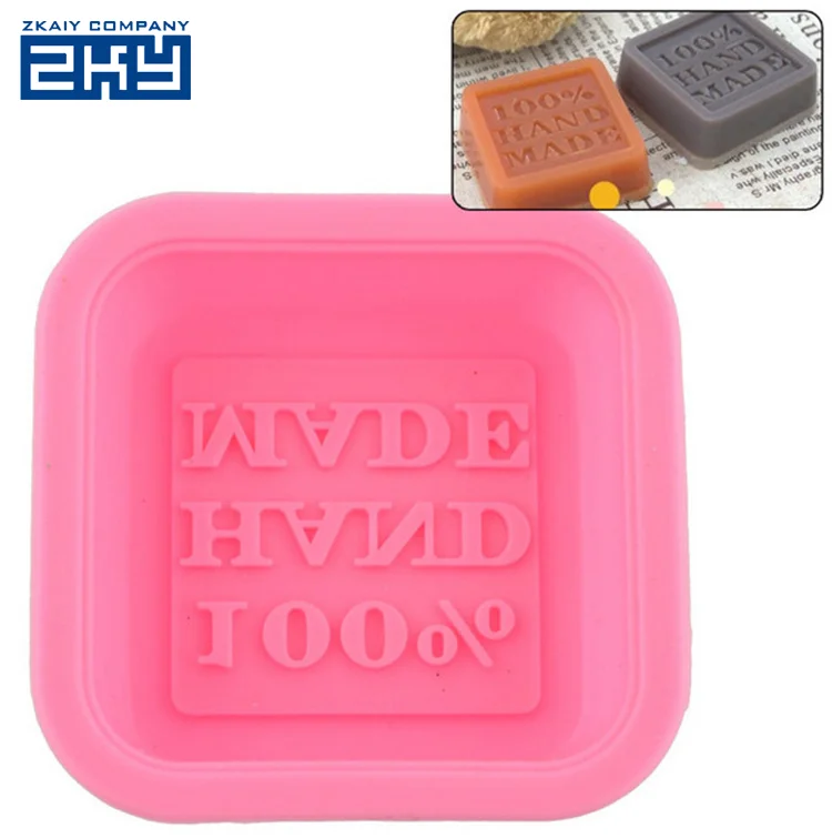 Food Grade Customized 3D 100% Hand Made Silicone Soap Mold