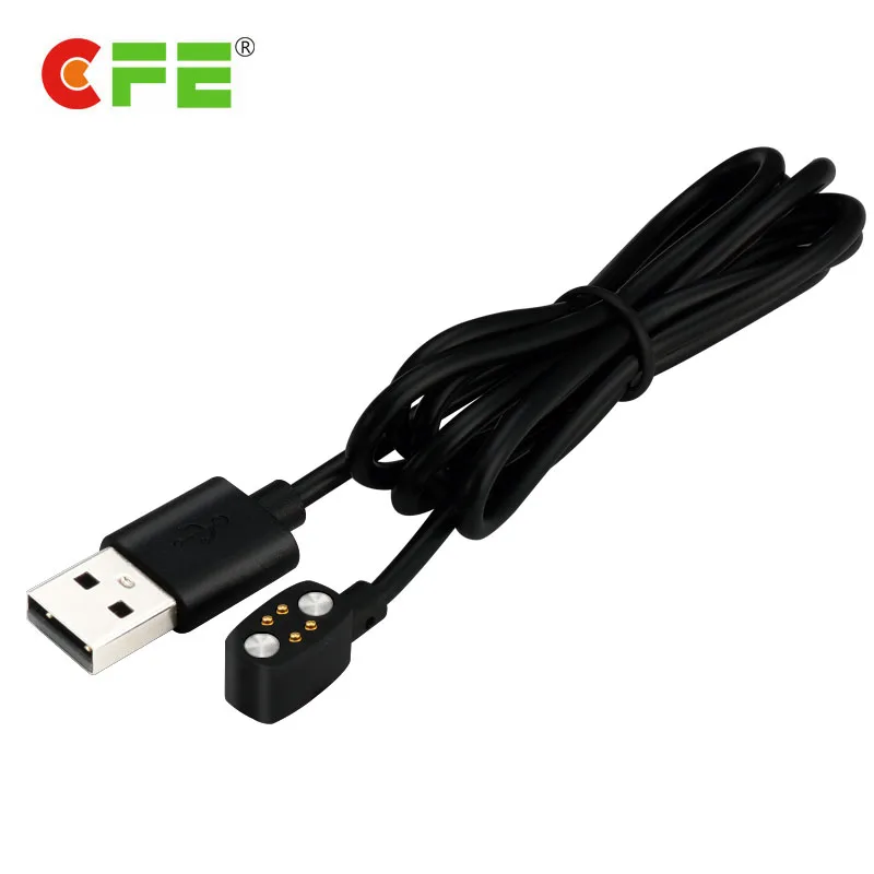 Custom Spring Pogo Pin Magnetic Charger 4pin Magnet Pogo Pin Connector