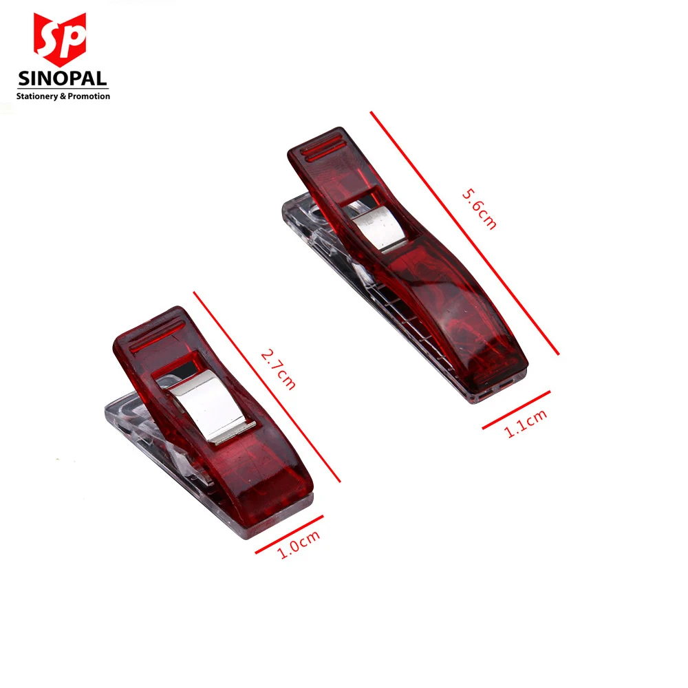 Pack of 100 Multipurpose Plastic Craft Sewing Clip for clothing Assorted Colors For Quilting Crafting