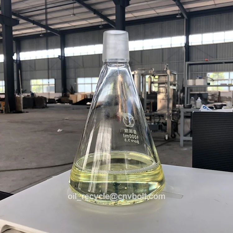 VBOLT Factory Price Used Waste Oil Recycling Machine Engine Oil Distillation To Base Oil Plant