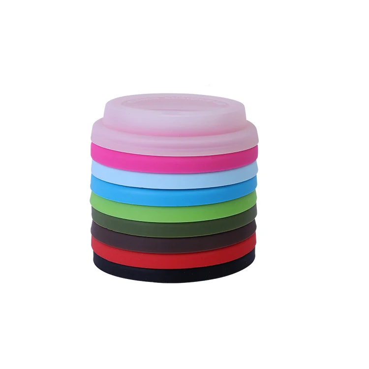 
Ceramic Travel Coffee Mug Silicone Mug Lid Cover Coffee Cup Lids 