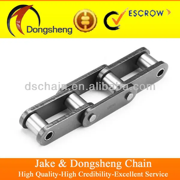 Double pitch straight side plate conveyor chain with attachments C220A/C2100