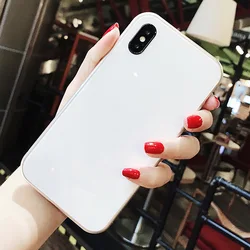 50pcs/lot Magneto ipX metal frame mobile phone shell ip 8/7plus tempered glass shell vibrato shell  free shipping