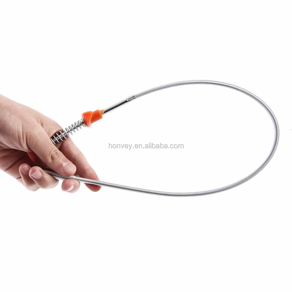 
Hair Drain Clog Remover Drain Relief Tool for Drain Cleaning, Flexible Grabber Pickup Tool, Retractable Claw Retriever Stick 