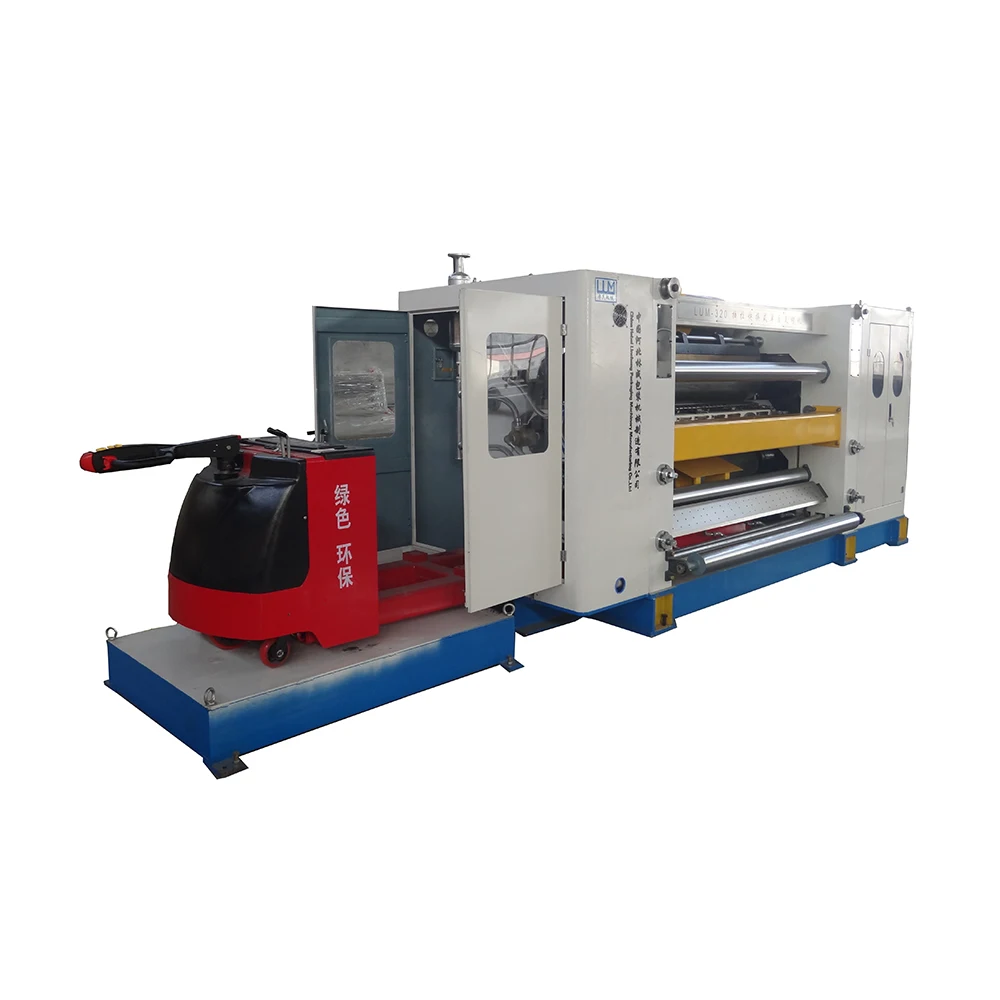 Cassette Type Single facer Machine, fast assemblyFingerless single facer, quick change roller single facer