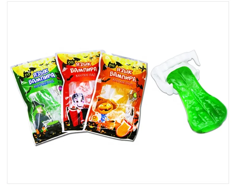 WQ Fruity Confectionery Halloween Gift Gummy Tongue Candy 7g