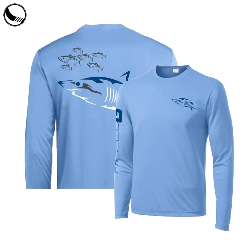 Сублимированная рыболовная рубашка из полиэстера 4xl