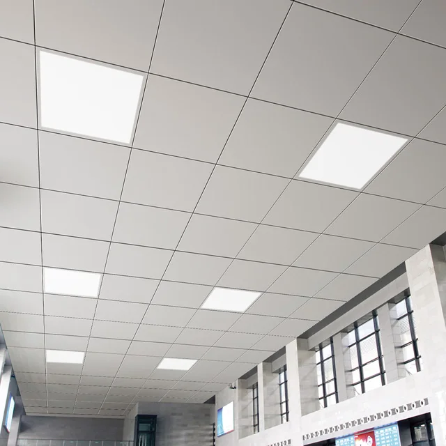 Best Ceiling Design 600*600 Clip-In Best Square Aluminum Ceiling Storing Design