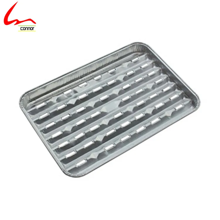 disposable aluminum foil grill (used for meat roasting and Indian bbq)