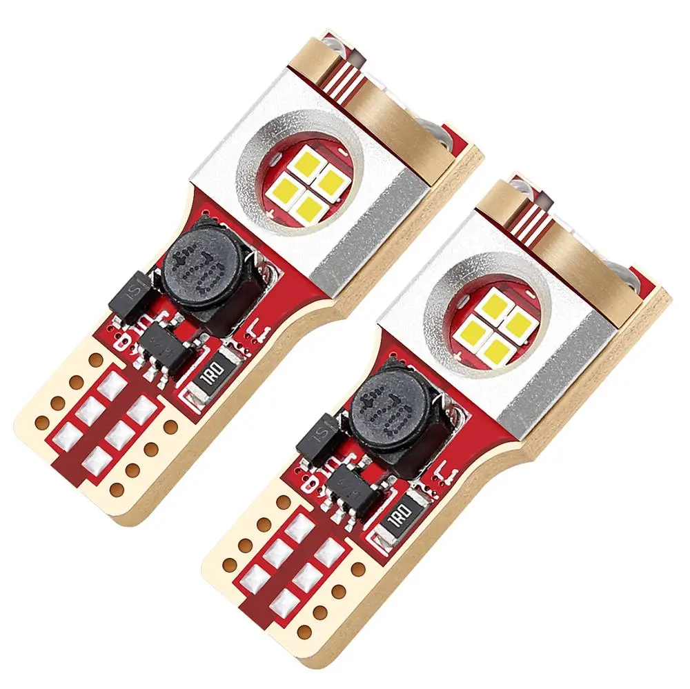 SANYOU Super Brightness Auto LED Bulb T10 1515 12SMD Canbus Indicator Light LED T10 Bulb