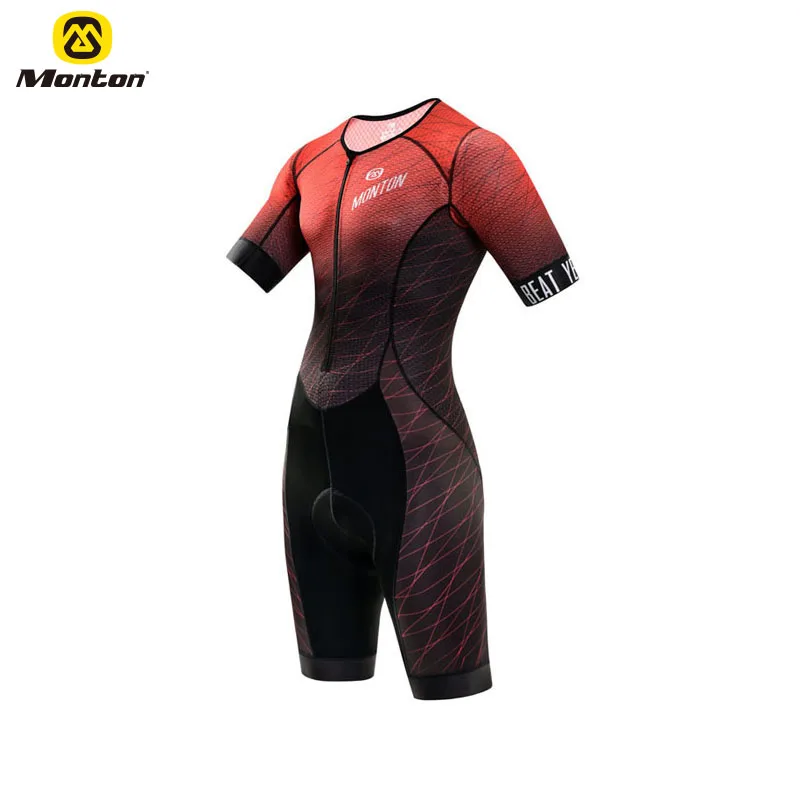 Team Sublimation Printing Cycling Skin suit Bicycle Speed Suit Cycling Triathlon