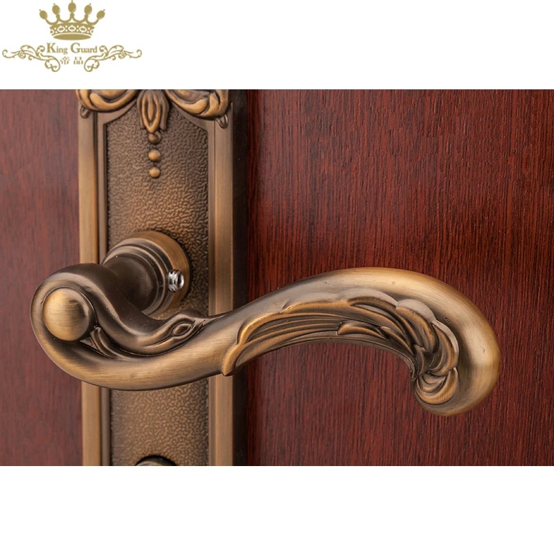 Superior quality cold room internal door pull handle metal bedroom interior door handle lock