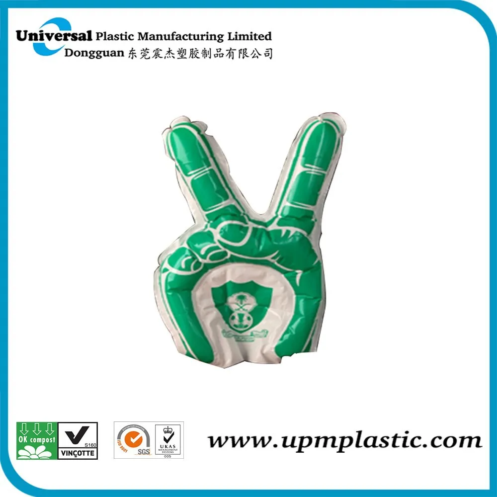 
inflatable thunder pointing hand cheering stick 