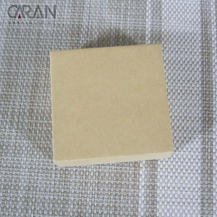 
Plain Brown Kraft Paper Laminated Grey Board Bulk Small Gift Packing Box with Cap Lip 