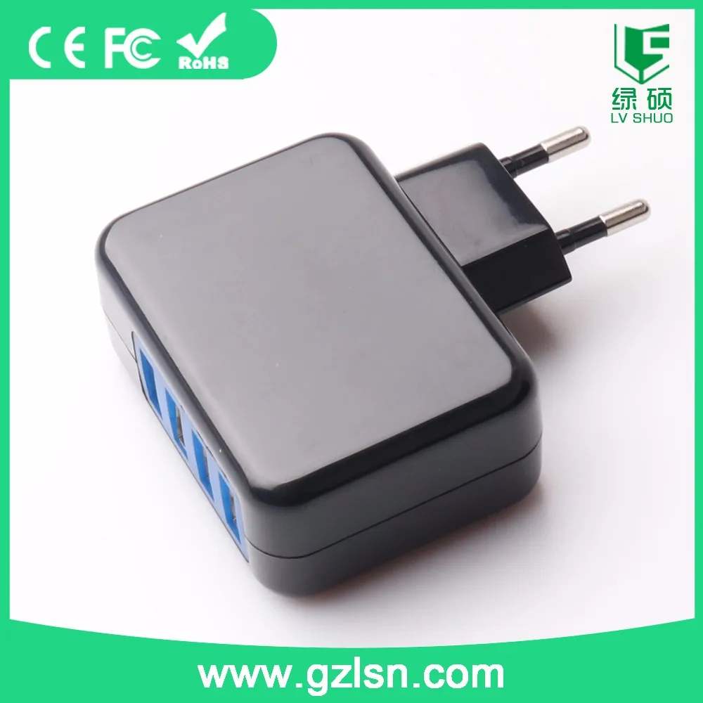 New Travel AC Home Wall Charger Adapter Plug 4 USB