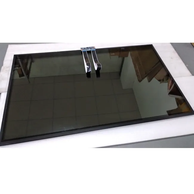 advertising equipment transparent display 75inch see through lcd panel