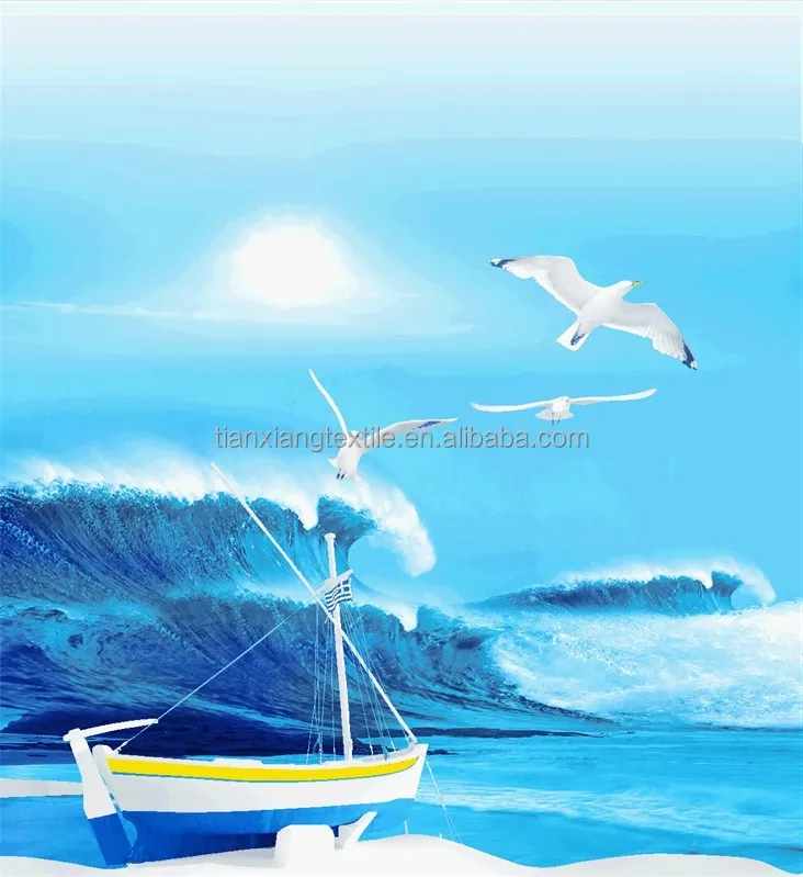 100 polyester panel disperse printed microfiber bed sheet fabric Changxing home textile economic wholesale fabric